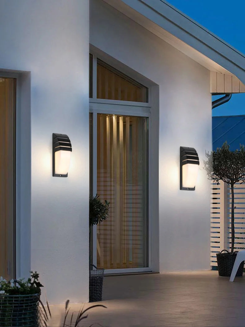 Norvo | Led Utendørs Vegglampe Med Menneskelig Bevegelsessensor