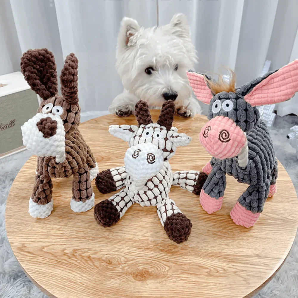 Norvo | Hundelek Plush Chew-set for Aggressiv Lek