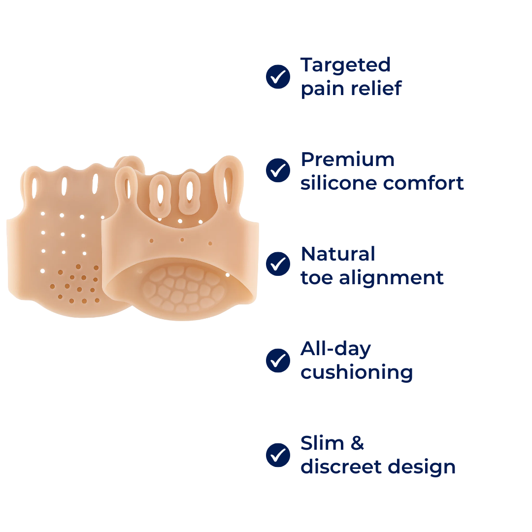 Smertelindring – Myk silikonpolstring – Forbedrer justeringen – Komfort hele dagen Norvo