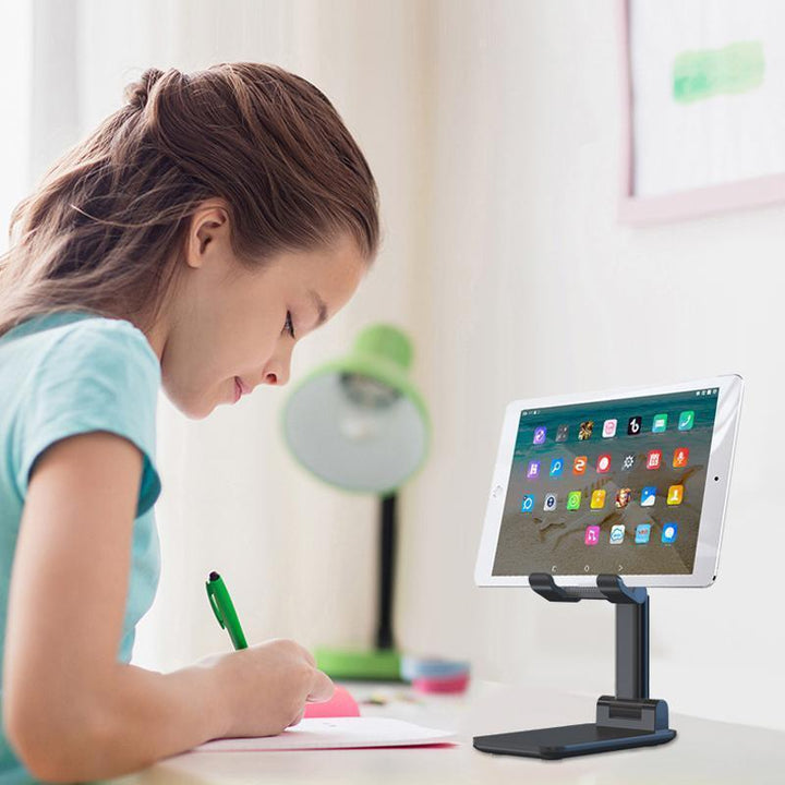 Norvo | Justerbar Ergonomisk Sammenleggbar Tablet/Telefon Stativ