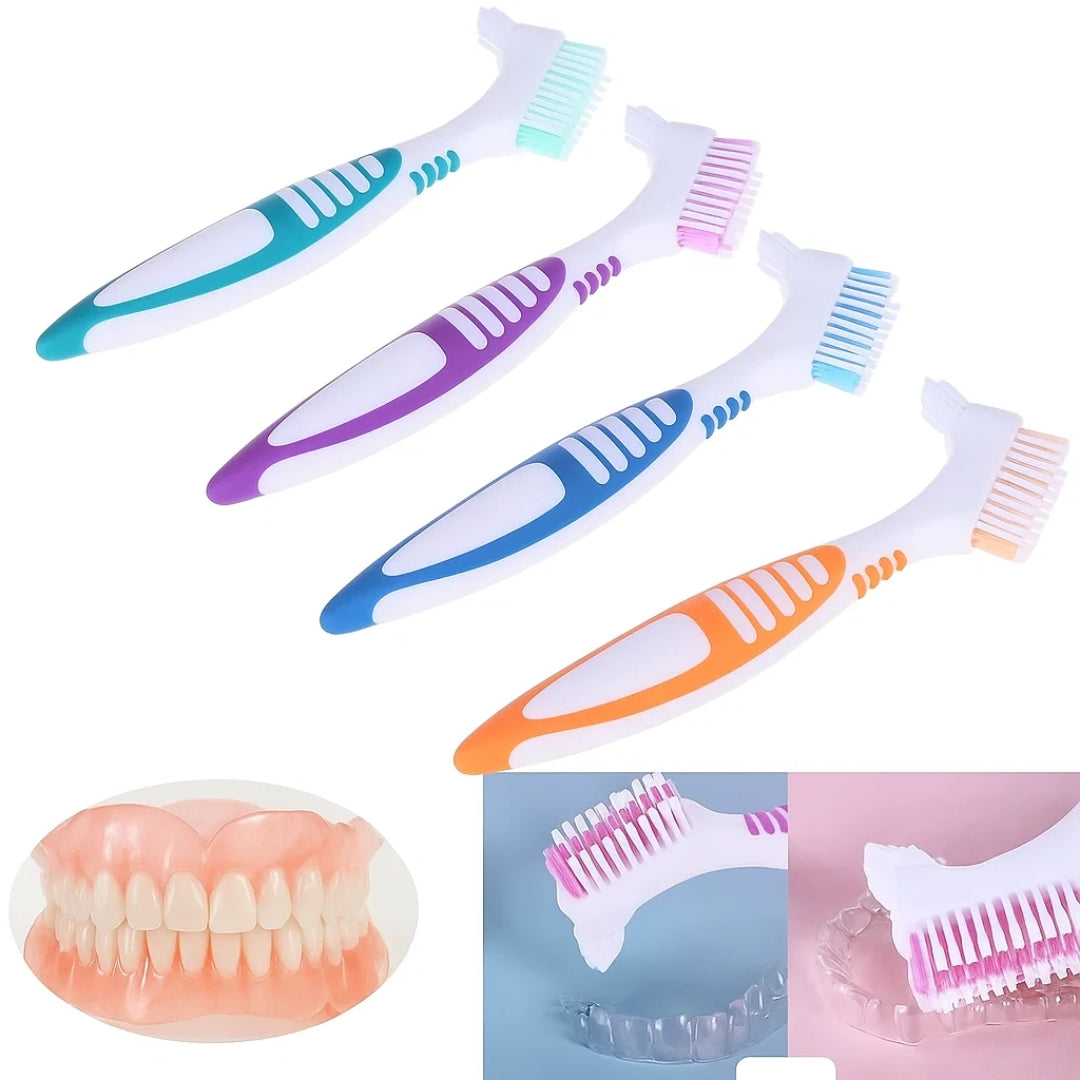 Myk børste med dobbelt hode – Antiskli håndtak – Ripefri rengjøring – Frisk pust for eldre Norvo