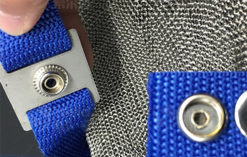 Norvo | Rustfritt Stål Kuttbestandig Hanske, for Kleskutting, Kjøttkutting, Akvakulturbehandling, Fiske og Daglig Kutting (1 Hanske)