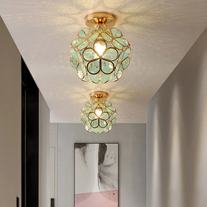 Norvo | Luksus Glass Blomst Taklampe