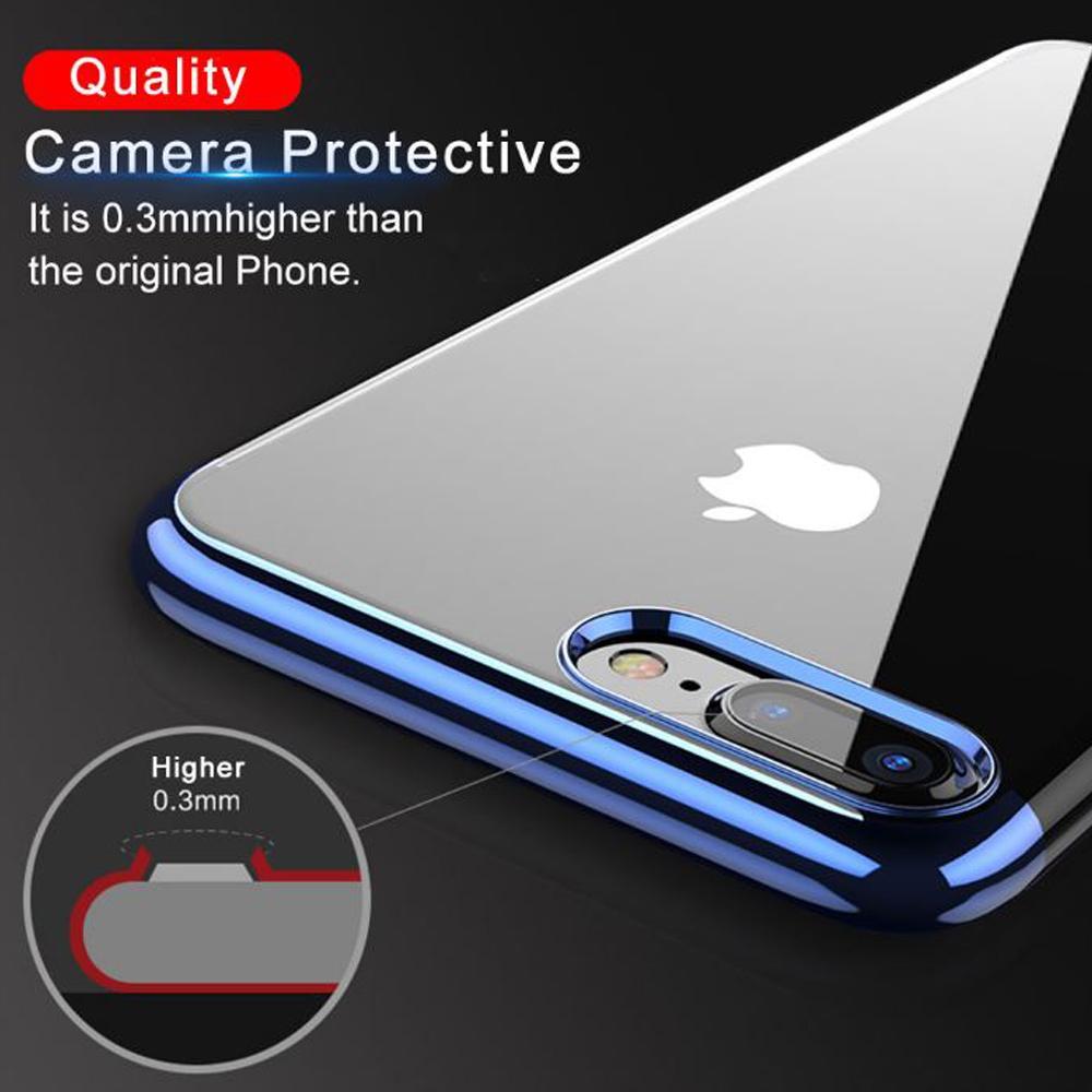 Norvo | Glitter Plastdeksel Original - Beskytt iPhone'en din mot støt