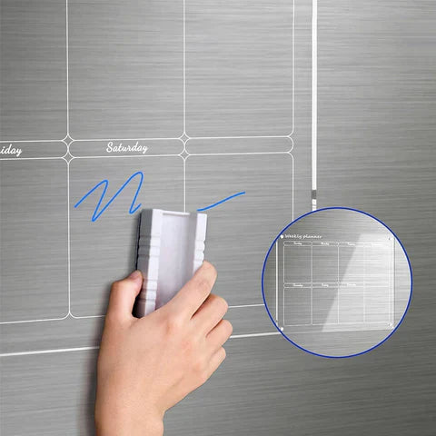 Norvo | Calendly™ - Akryll Magnetisk Kalender Tavle