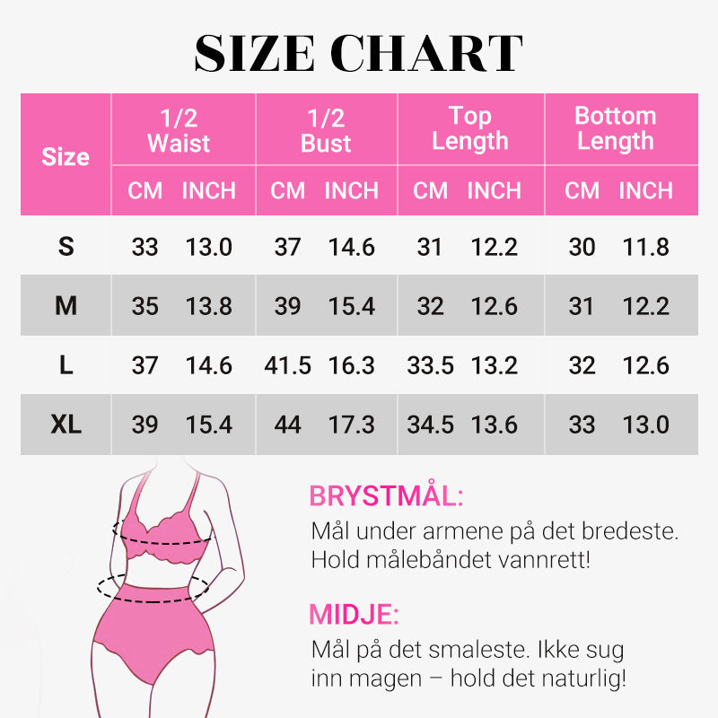 Norvo | Bikini sett med magekontroll og høy midje stil