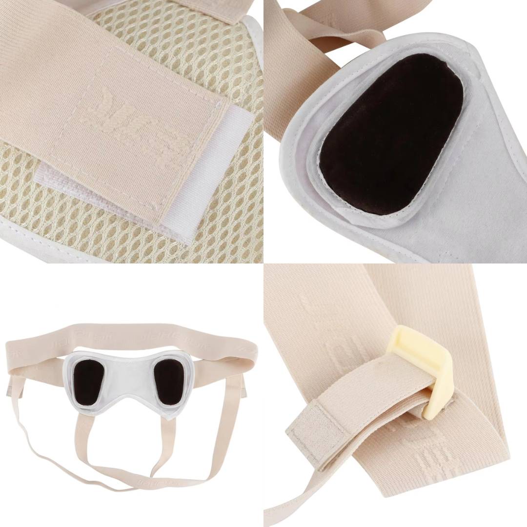 Norvo | Justerbart lyske brokk støttebelte for menn | Komfortabelt pustende brokk støtte for å forbedre mobiliteten