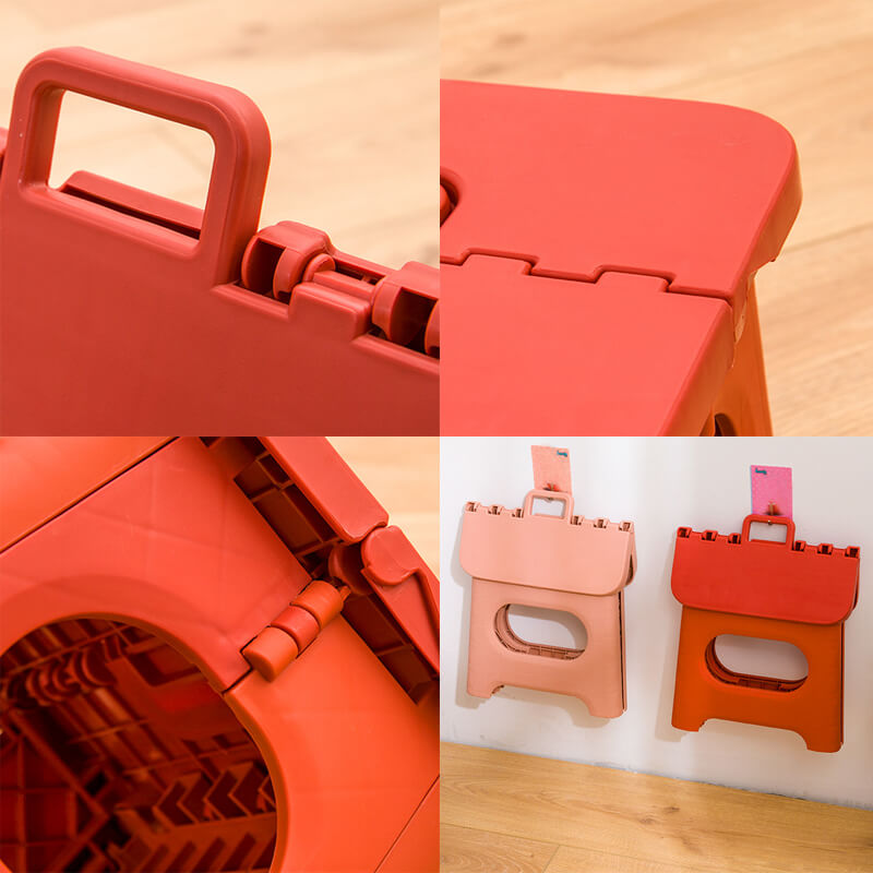 Norvo | Sammenleggbart Trinnstykke med Håndtak | Lettvekt. Holdbar & Plassbesparende for Kjøkken. Bad. Kontor & Utendørs Bruk