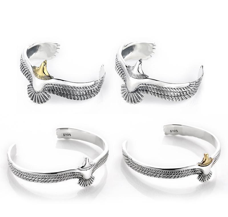 Norvo | Sølv ørn armbånd