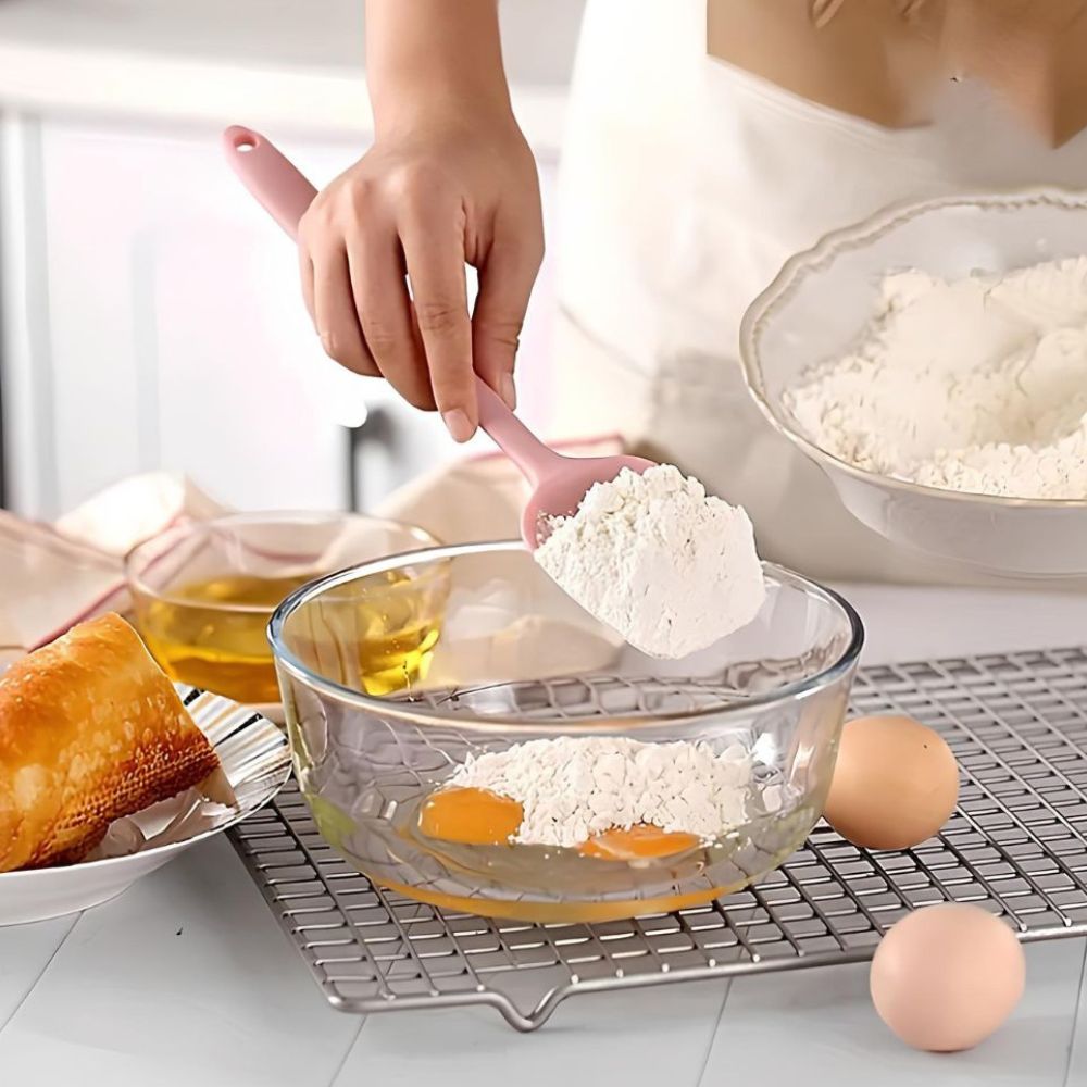 Norvo | Fleksibelt Silikon Spatelsett | 6 Deler Sett