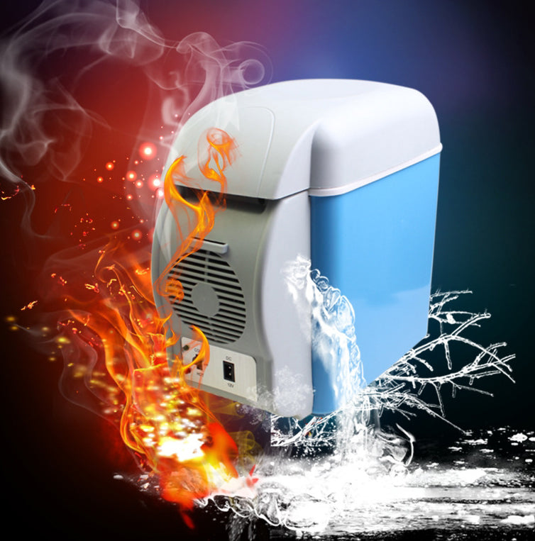 Norvo | 7.5 L Bærbar Elektrisk Bilkjøleskap Med Varm Eller Kald Dobbelbruk, For Hjem & Utendørs