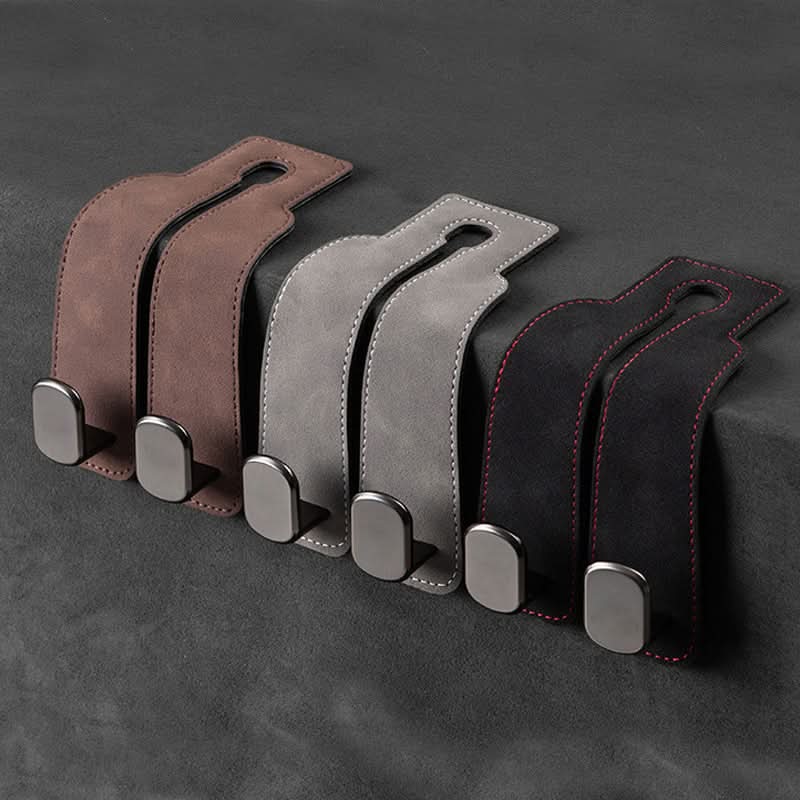 Norvo | Bilstol Ryggdobbel krok med telefonholder – PU lærorganisator