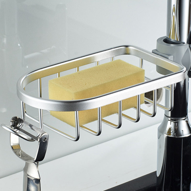 Norvo | Dusjholder for sjampo og såpe – Rustfritt aluminium – Sølv eller svart – Ingen boring