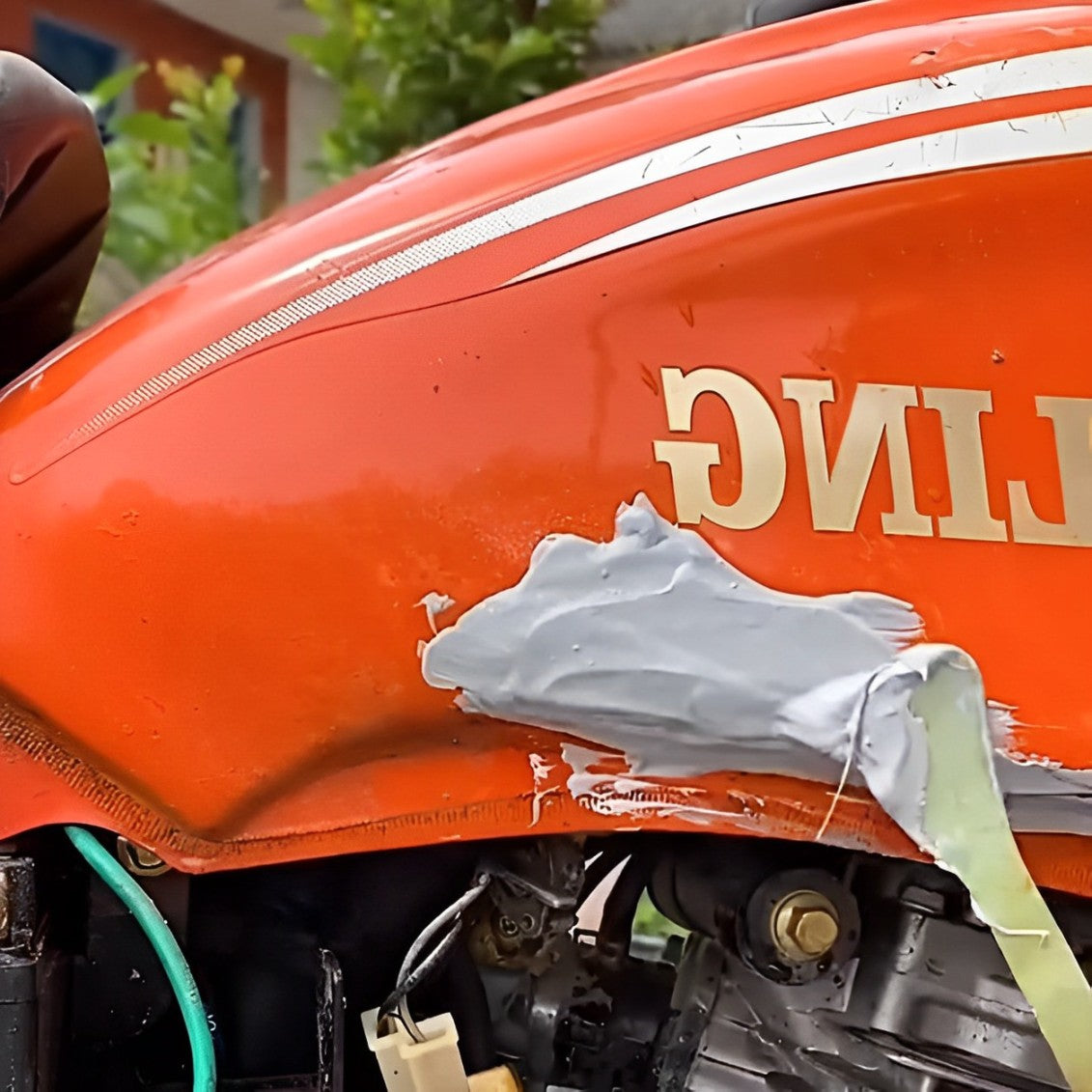 Profesjonell metall reparasjonslim - høytemperatur epoxy for metall, keramikk og plast Norvo