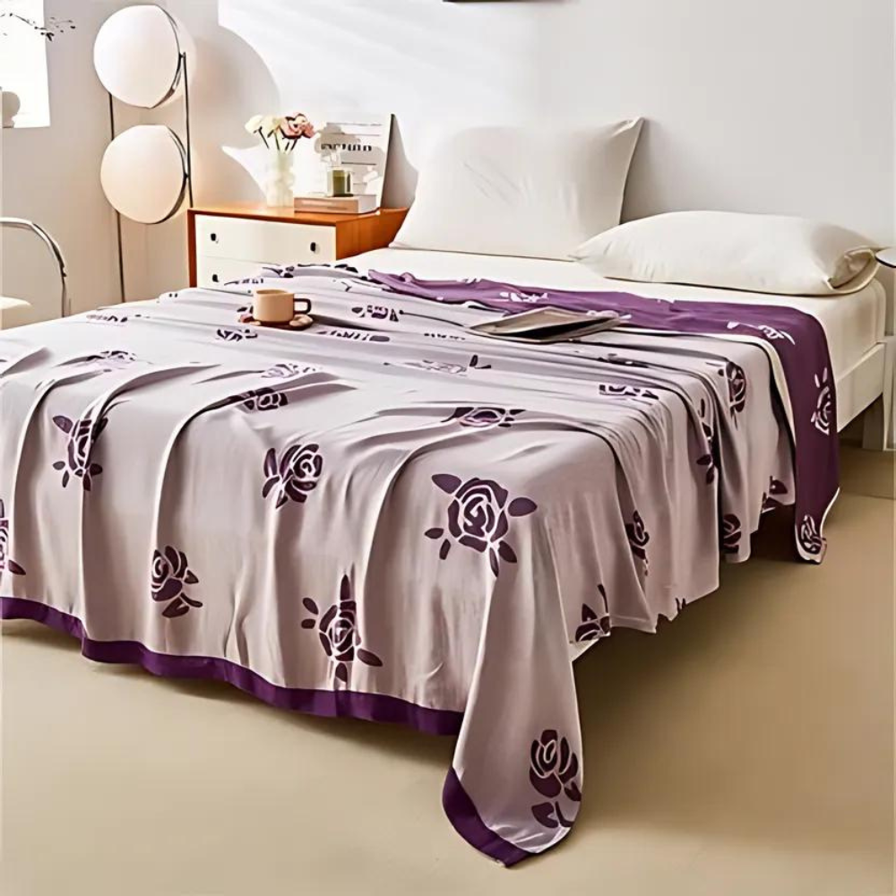 Norvo | Bambusfiber Rose Kjøleteppe