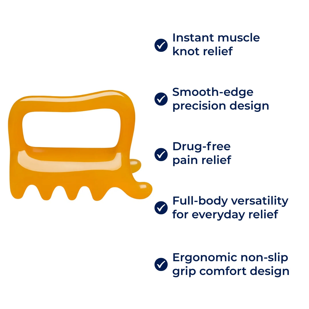 Knot Relief – Glatt kant håndholdt design – Tilbake- og skuldergjenoppretting – Slapp av muskler og øk sirkulasjon Norvo