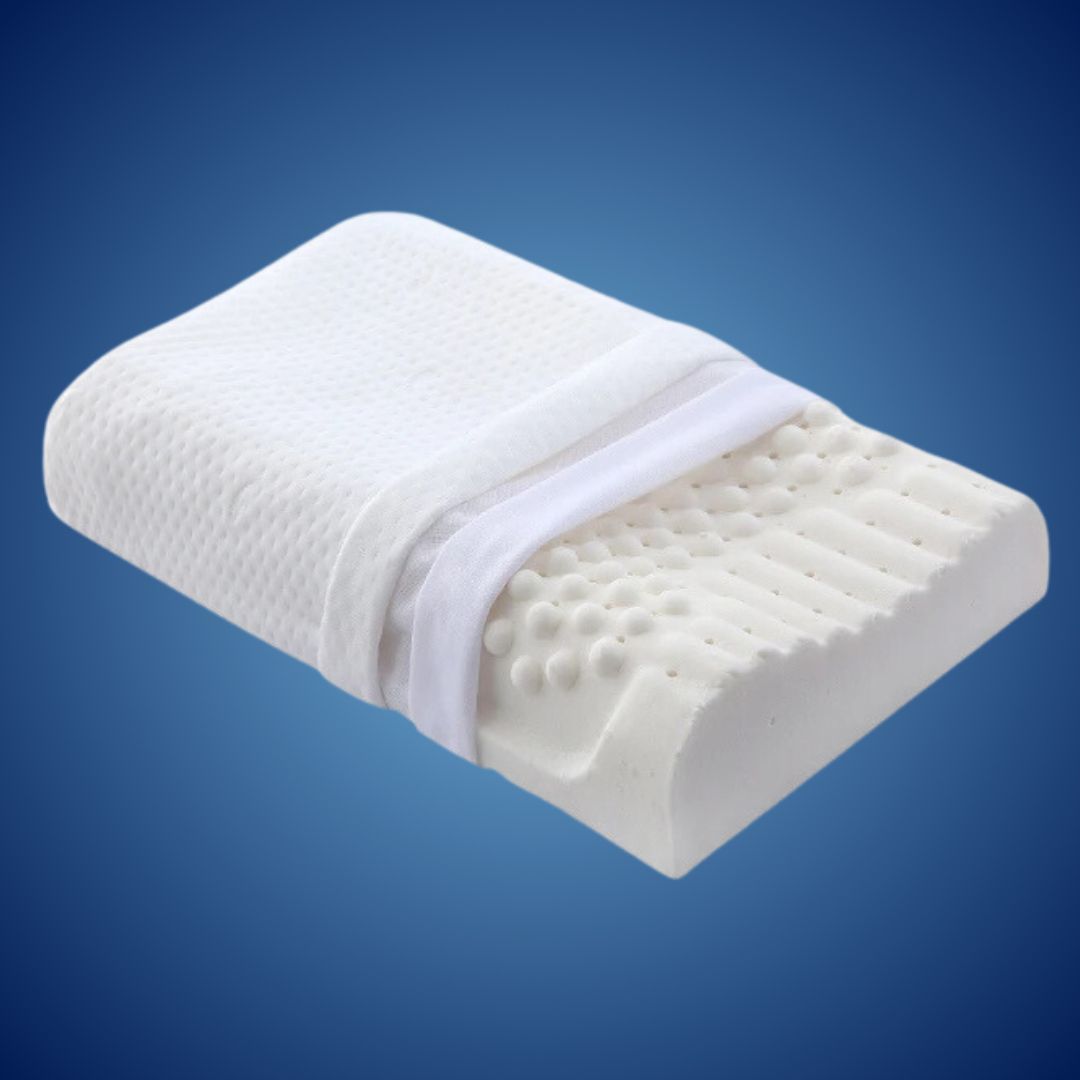 EcoNeck Comfort | 100% Naturlatex Ortopediskpute - for Nakke Smerte - Komfortabel og Støttende Pute - Bedre Søvn - Velvære Norvo