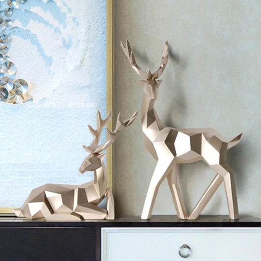 Norvo | Geometrisk Hjorte Statuett