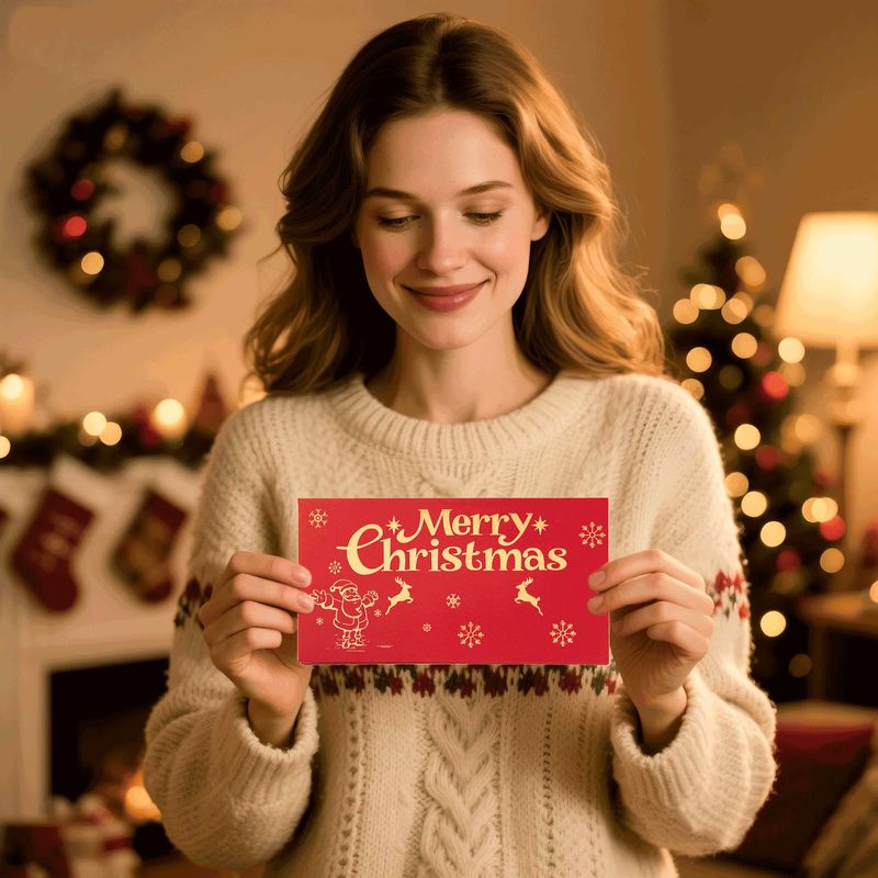 Norvo | Brettbar rød konvolutt