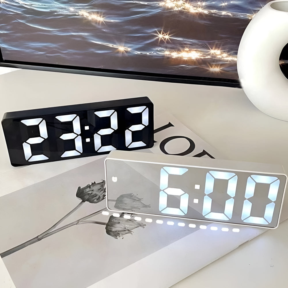 Norvo | Digital LED Spejl Væk clock