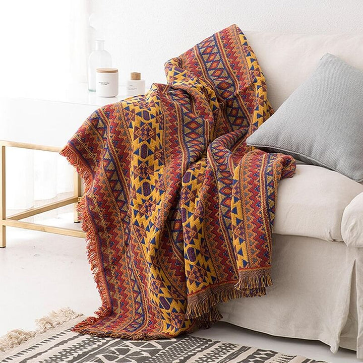 Bohemske strikkede kaster for sofasmykke | Norvo