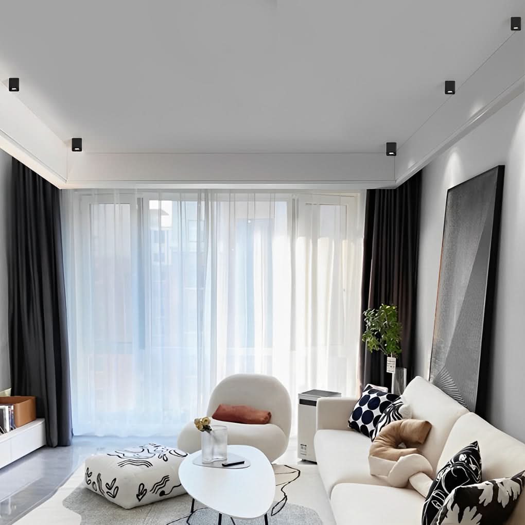 Norvo | Firkantet Justerbar Taklampe med Dimbar LED Lys