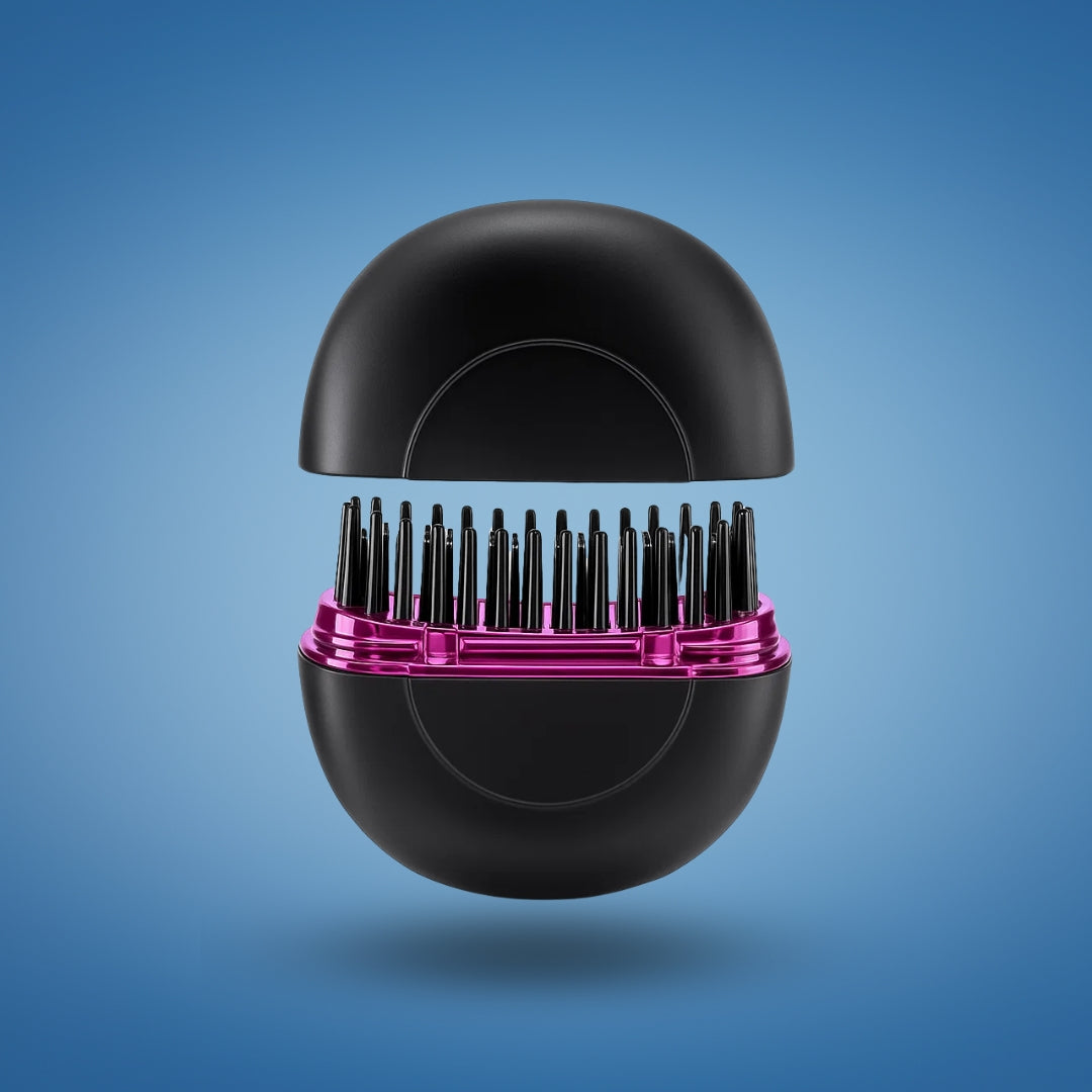 Rask oppvarming – Mini kamdesign – Frizz-fri finish – Rask oppfriskning for reise og daglig bruk Norvo