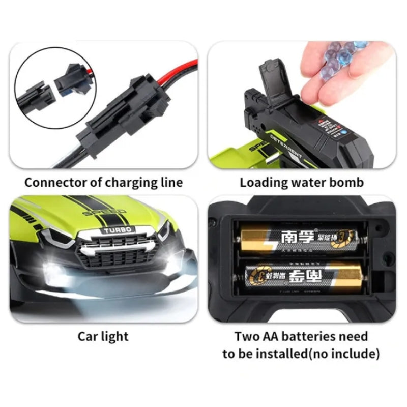 Norvo | SpeedX Twister | Aktiv stunt action - Stuntbil med fjernkontroll og skytefunksjon