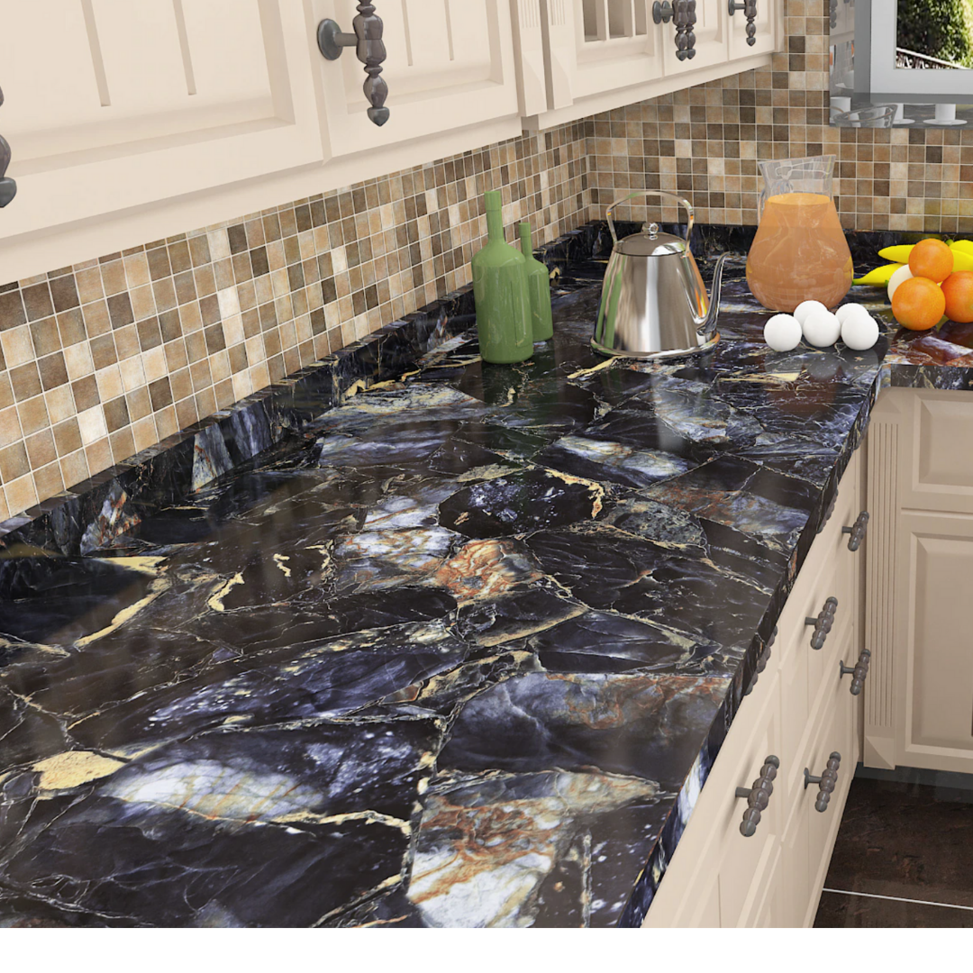 Norvo | Eindhoven MarbleLook | Vakker dekorasjon for enhver overflate! Vanntett & Oljeproof