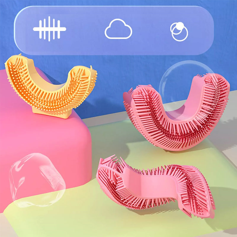 Norvo | Barne Regnbue U-formet Tannbørste