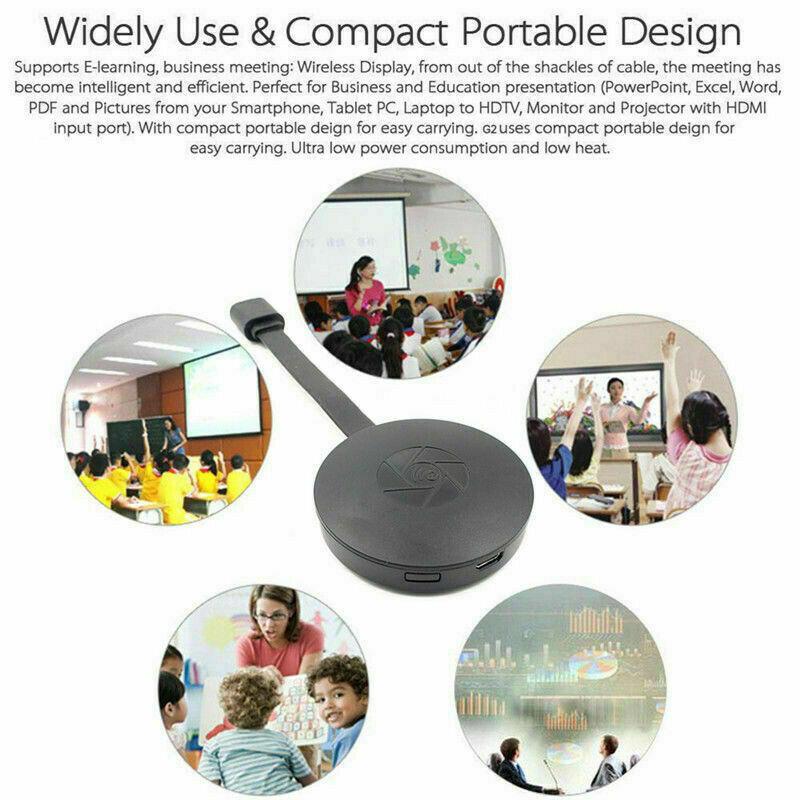 Norvo | Bærbar trådløs 1080P skjerm HDMI TV-mottaker