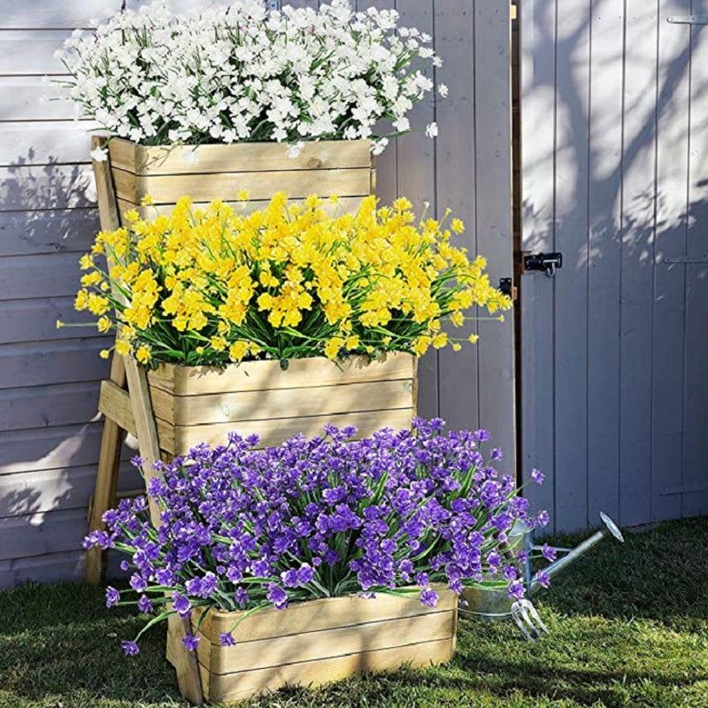 Norvo | Utendørs Kunstige Blomster (2 Bunter)