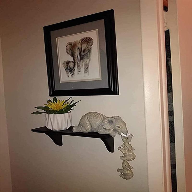 Norvo | Elefant sitter håndmalte figurer