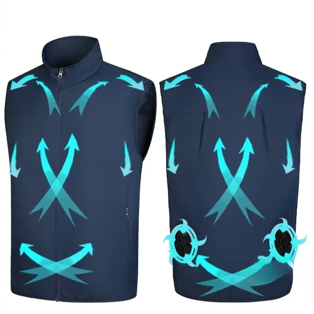 Norvo | Bærbar kjøleviftevest med USB-oppladbart luftsystem for menn og kvinner