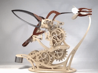Norvo | 3d Tre Mekanisk Kolibrie