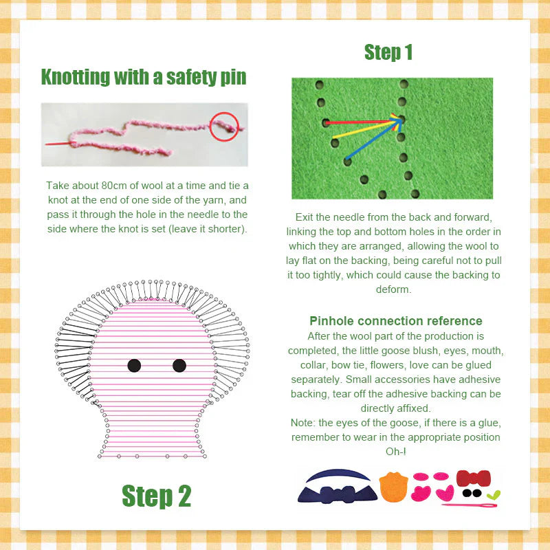 Norvo | DIY Broderi Dukke Sett for Barn — Slipp løs leken kreativitet og stolthet i små hender!