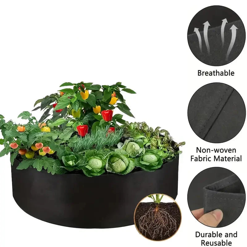 Norvo | Rund plantevekstpose – Hagebeholder for enkel plantevekst