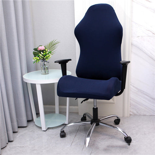 Stretch Stoff Gaming Stol Trekk Armstøtte Sving Stol Sete