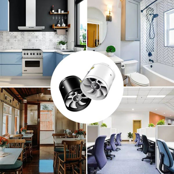 Norvo | Super sugekraft multifunksjonell kraftig stille kjøkkenventilator