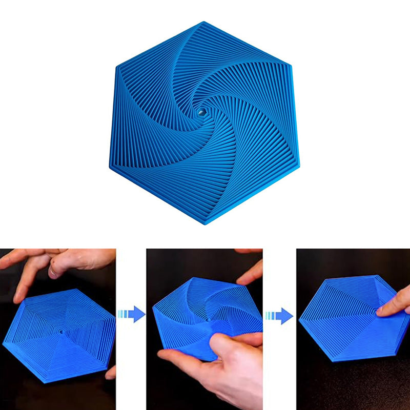 Norvo | 3D-trykt Fractal Fidget Hexagon