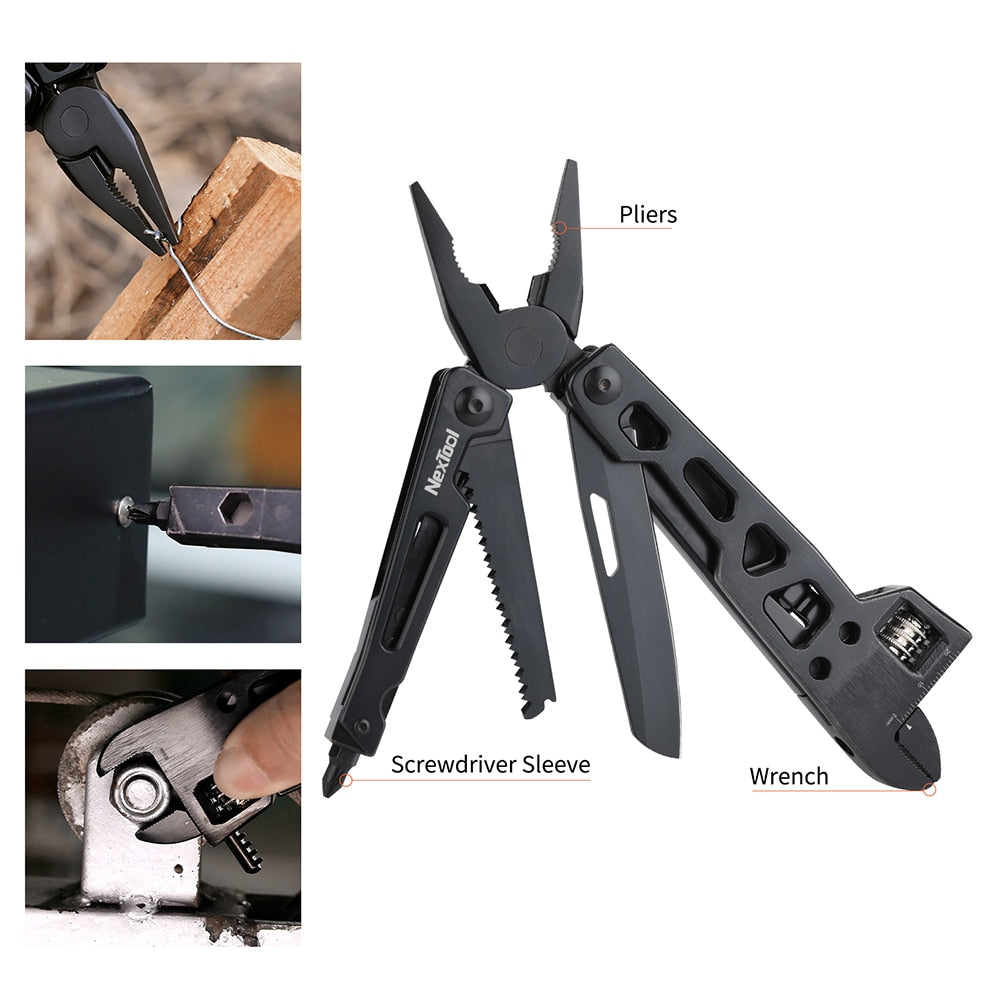 Norvo | 9in1 Verktøy Combo Ultimate DIY Overlevelse Multi-Tool