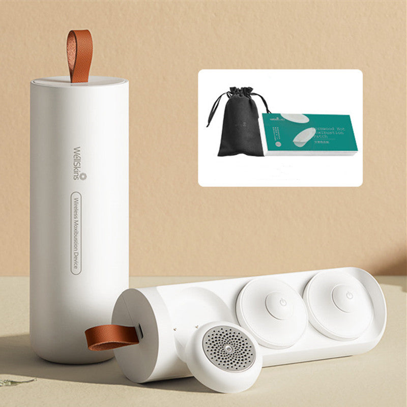 Norvo | Bærbar Moksibustion Kit, med intelligent temperaturkontroll, langbølget infrarød oppvarming, trygg og røykfri, for nakke, rygg, midje og mer