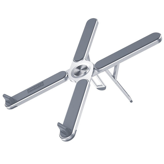 Norvo | Bærbar sammenleggbar aluminiums laptopstativ, med justerbar høyde, for bærbare datamaskiner