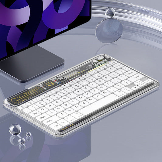 Norvo | Transparent Trådløst Bluetooth Tastatur