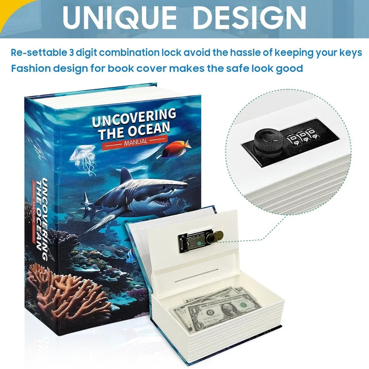 Norvo | Skjult Bok Hvelv Sikkerhetsboks