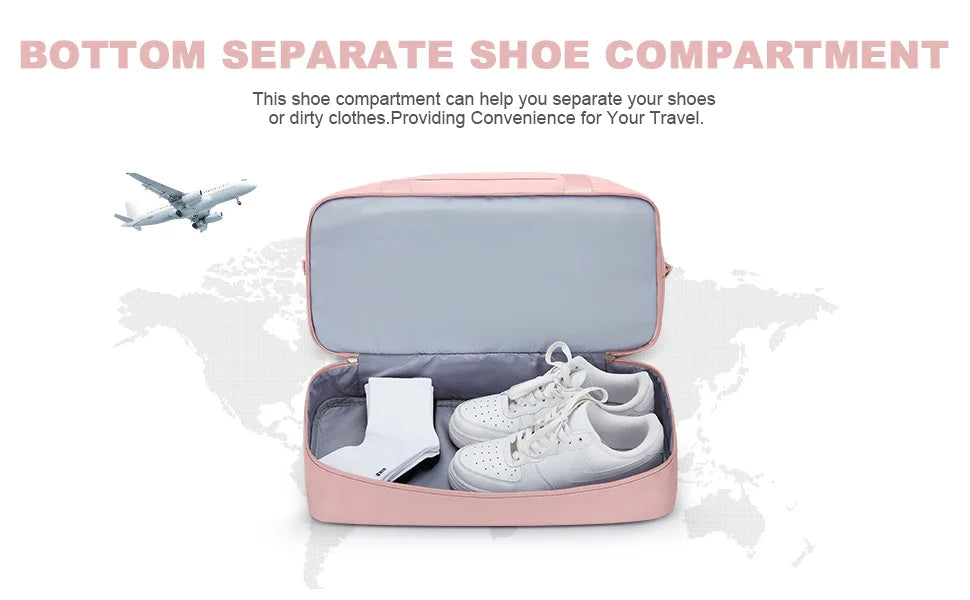 Norvo | Reiseduffel med sko rom