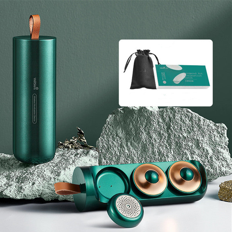 Norvo | Bærbar Moksibustion Kit, med intelligent temperaturkontroll, langbølget infrarød oppvarming, trygg og røykfri, for nakke, rygg, midje og mer