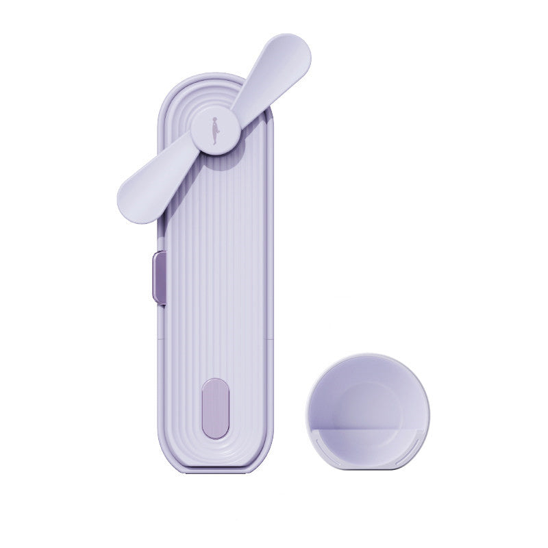 Norvo | Bærbar Oppladbar Håndvifte, med To Vindhastigheter & Strømbank