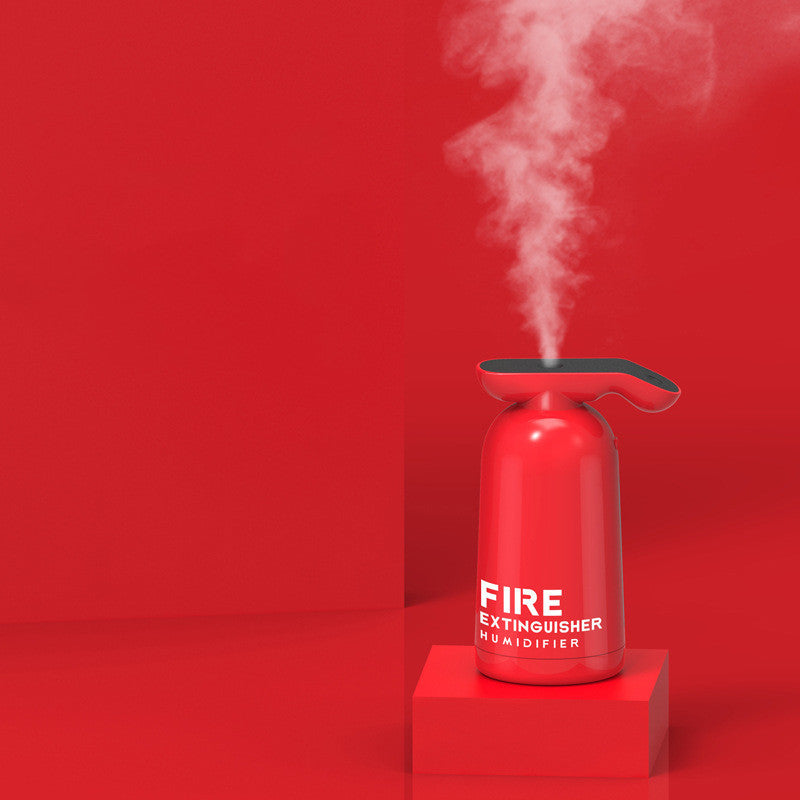 Norvo | Portabel USB Luftfukter, med unikt brannslokkerform & 200ml klart vanntank, for bil, hjem & kontor