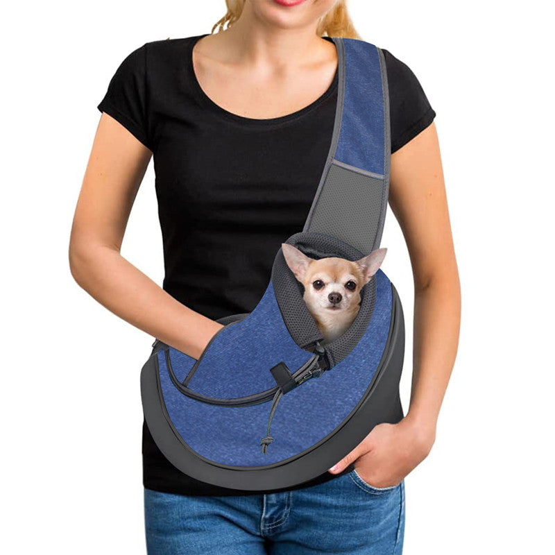 Norvo | Pet Dog Carrier Sling Bag med justerbar stropp og telefonlomme, for hunder og katter